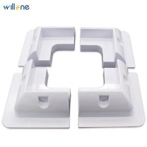 White 4PCS ABS Bracket 