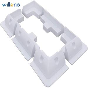 White 6PCS ABS Bracket